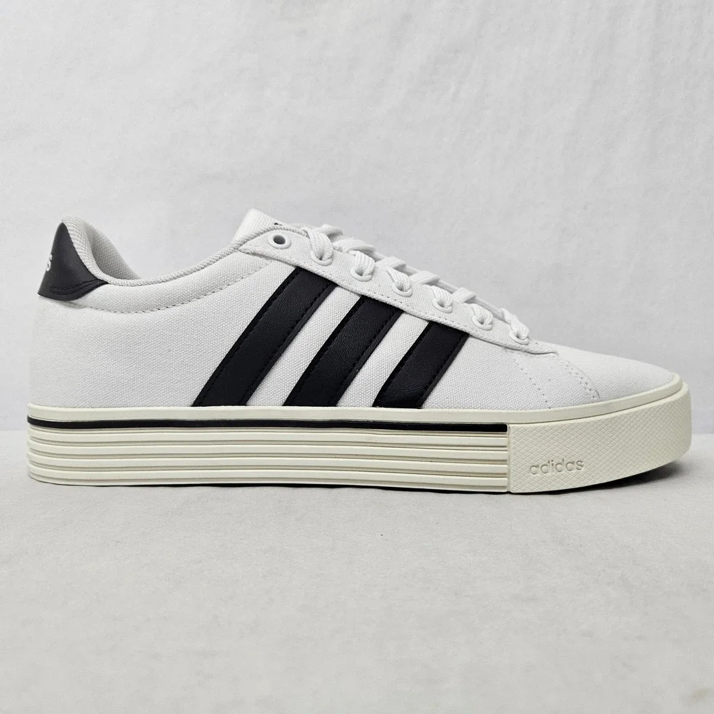 Adidas Daily 4.0 Skateboarding Shoe IF6659 White Black Off White Women Size 10.5